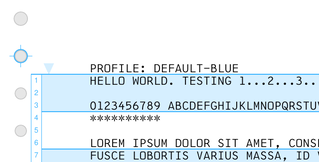 default-blue profile sample