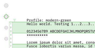 modern-green profile sample